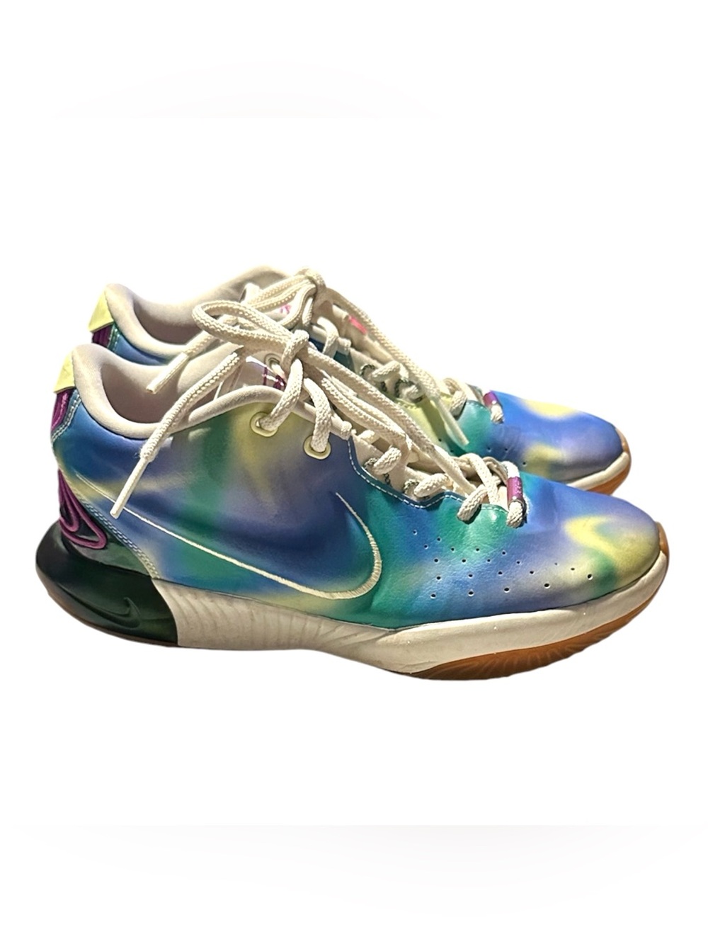 Nike LeBron XXI SE "Multi-Color/Luminous Green/Fuchsia Dream/Sail" 6.5Y